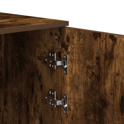 Mobile Portaoggetti Rovere Fumo 50x45x103,5 cm in Truciolato | homemem39