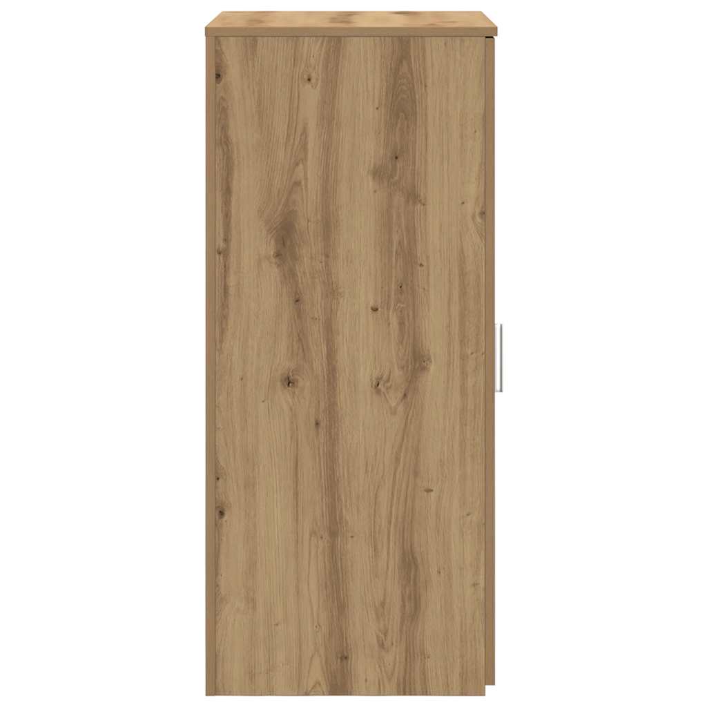 Mobile Portaoggetti Rovere Artigianale 50x45x103,5cm Truciolato | homemem39