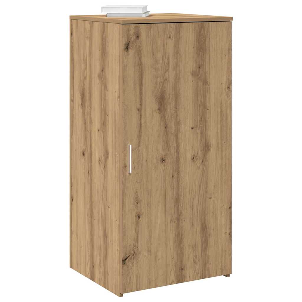 Mobile Portaoggetti Rovere Artigianale 50x45x103,5cm Truciolato | homemem39