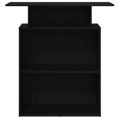 Banco Reception Nero 100x40x104 cm in Legno Multistrato - homemem39