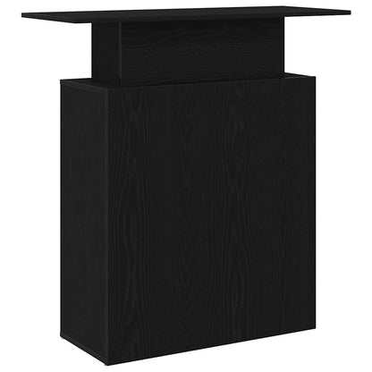Banco Reception Nero 100x40x104 cm in Legno Multistrato - homemem39