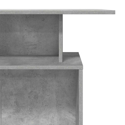 Banco Reception Grigio Cemento 100x40x104 cm Legno Multistrato - homemem39