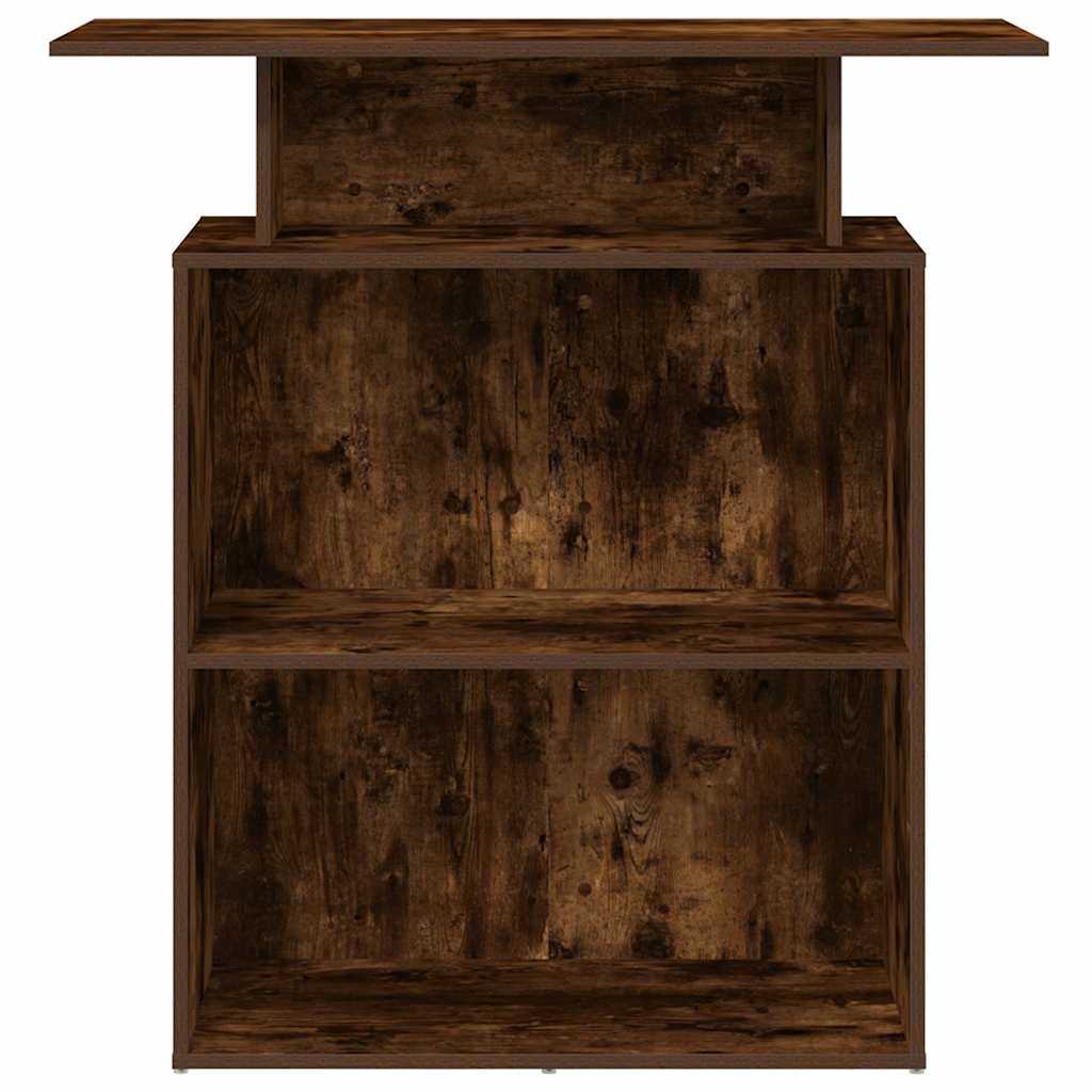 Banco Reception Rovere Fumo 100x40x104 cm in Legno Multistrato | homemem39