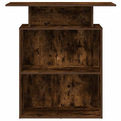 Banco Reception Rovere Fumo 100x40x104 cm in Legno Multistrato