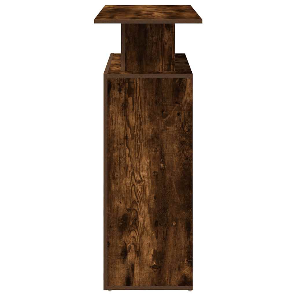 Banco Reception Rovere Fumo 100x40x104 cm in Legno Multistrato | homemem39