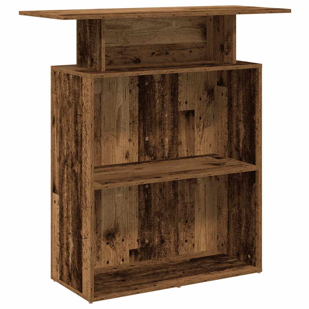 Banco Reception Legno Antico 100x40x104 cm Legno Multistrato | homemem39