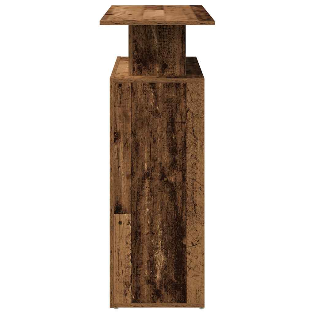 Banco Reception Legno Antico 100x40x104 cm Legno Multistrato