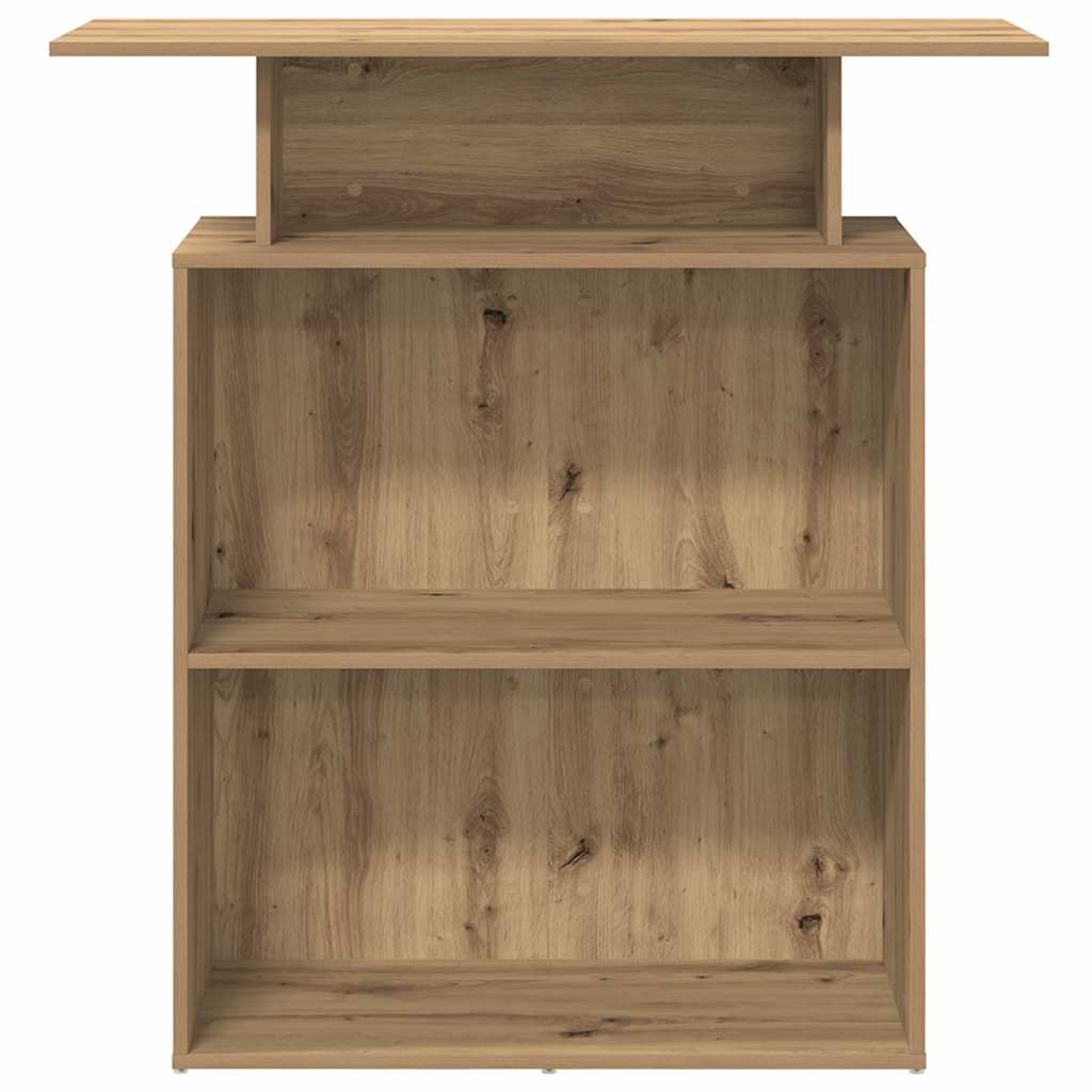 Banco Reception Rovere Artigianale 100x40x104 cm in Truciolato