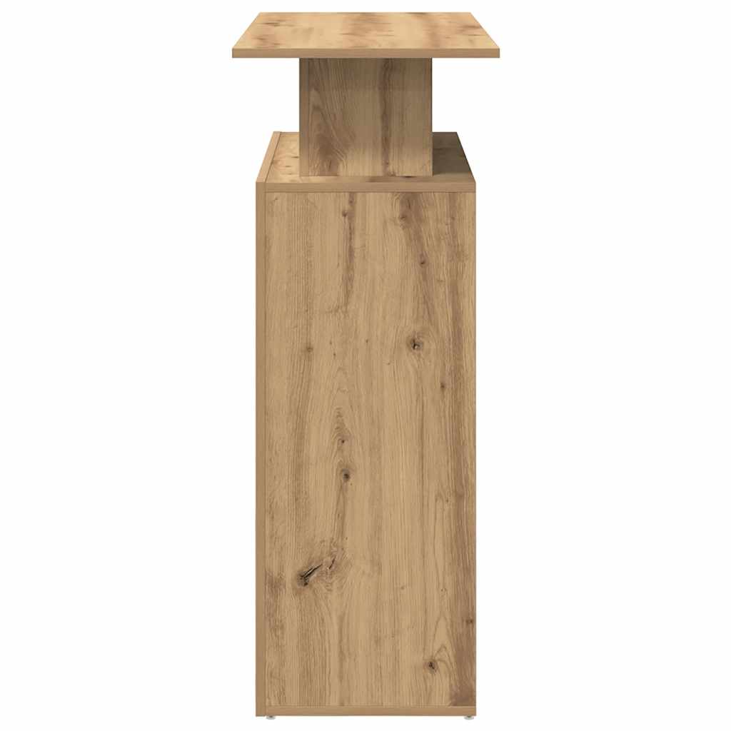 Banco Reception Rovere Artigianale 100x40x104 cm in Truciolato - homemem39