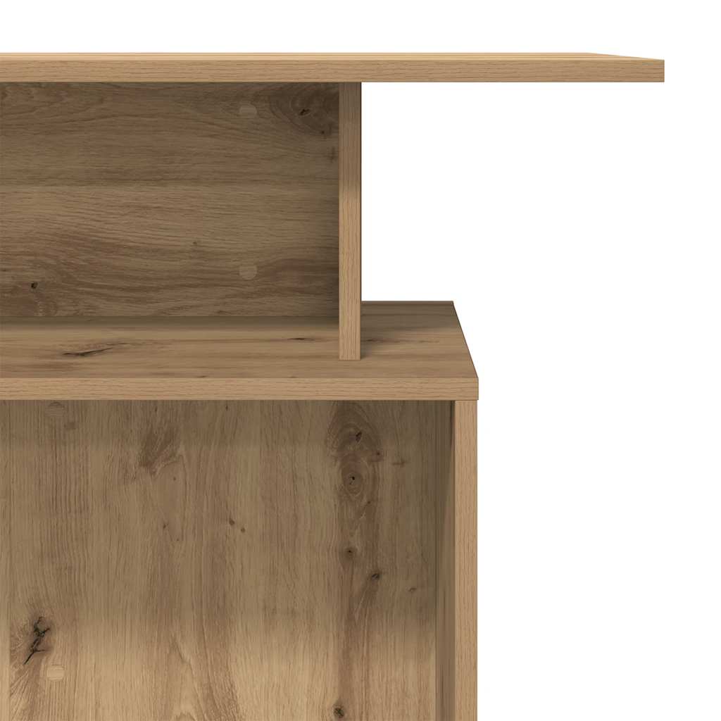 Banco Reception Rovere Artigianale 100x40x104 cm in Truciolato