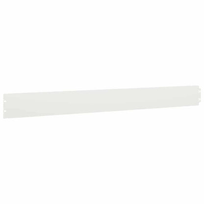 Bordure per Prato 10 pz Bianchi Acciaio Laminato a Freddo | homemem39