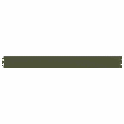 Bordure per Prato 10 pz Verde Oliva Acciaio Laminato a Freddo | homemem39