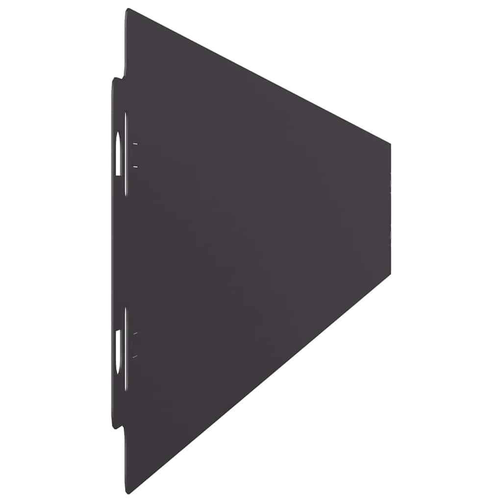 Bordure per Prato 50 pz Nere Acciaio Laminato a Freddo | homemem39