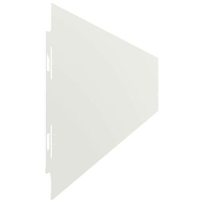 Bordure per Prato 50 pz Bianchi Acciaio Laminato a Freddo | homemem39