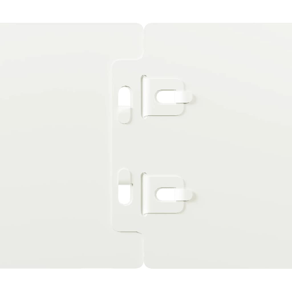Bordure per Prato 50 pz Bianchi Acciaio Laminato a Freddo | homemem39