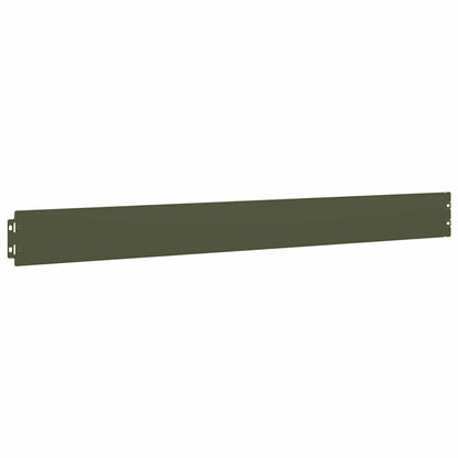 Bordure per Prato 50 pz Verde Oliva Acciaio Laminato a Freddo | homemem39