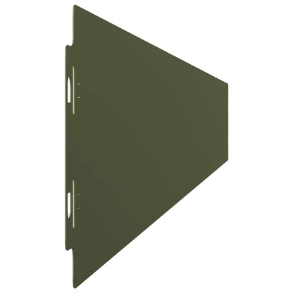 Bordure per Prato 50 pz Verde Oliva Acciaio Laminato a Freddo | homemem39