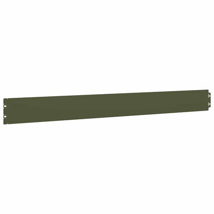 Bordure per Prato 50 pz Verde Oliva Acciaio Laminato a Freddo | homemem39