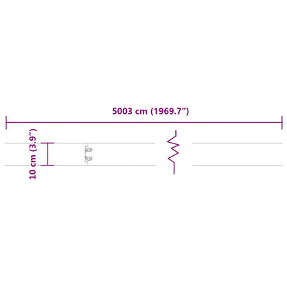 Bordure per Prato 50 pz Verde Oliva Acciaio Laminato a Freddo | homemem39