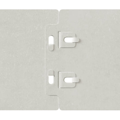 Bordure per Prato 50 pz 10x103 cm Acciaio Inossidabile | homemem39