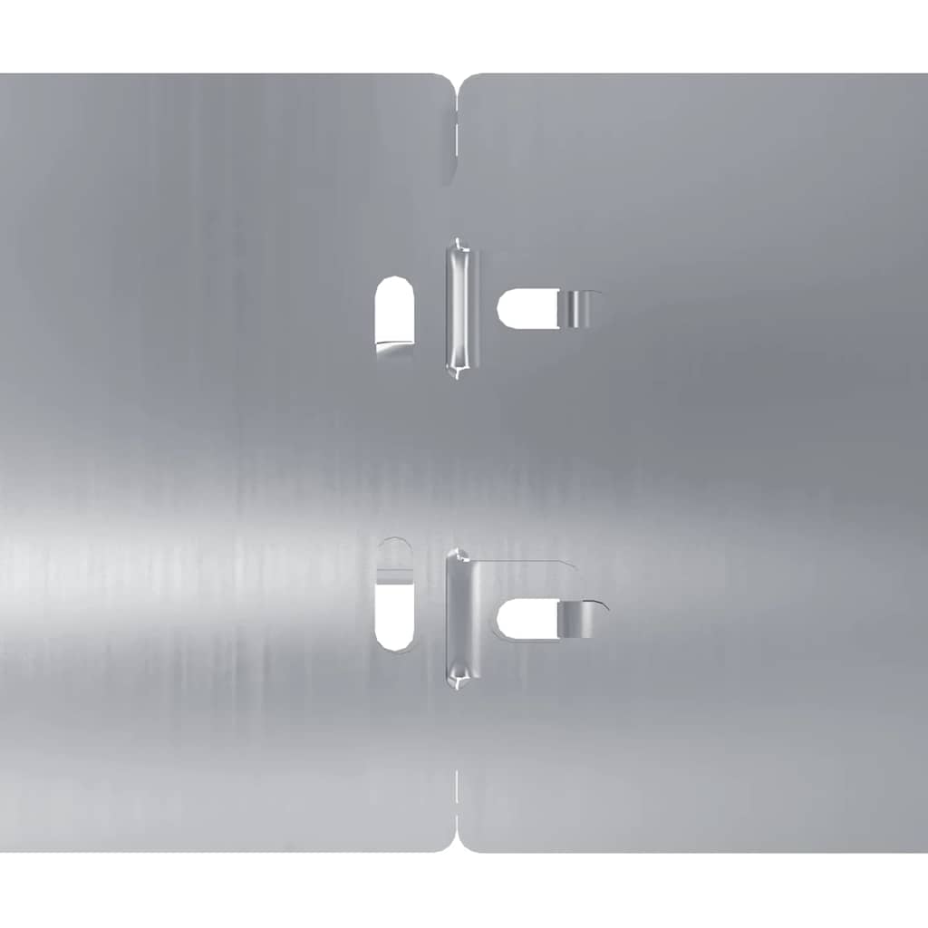 Bordure per Prato 50 pz 10x103 cm Acciaio Zincato