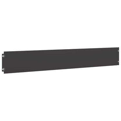 Bordure per Prato 10 pz Nere 15x103cm Acciaio Laminato a Freddo | homemem39