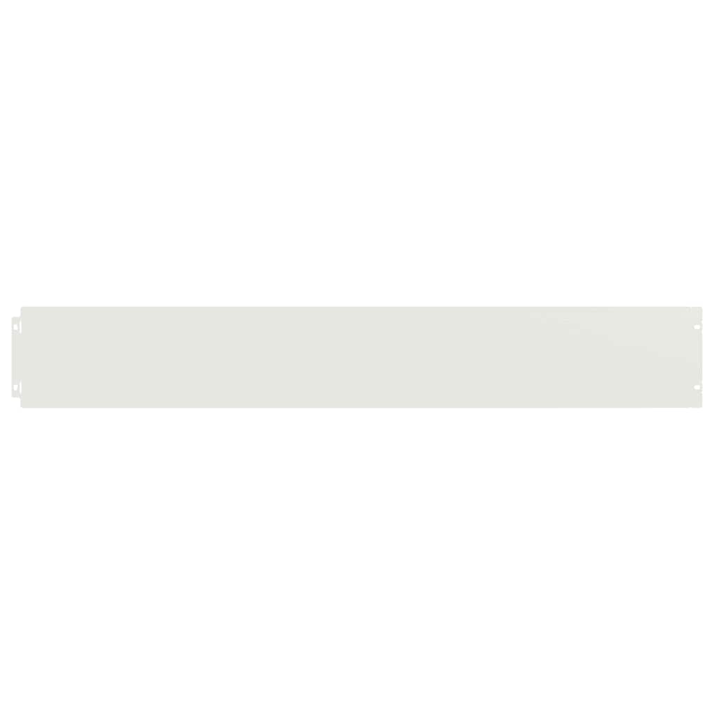 Bordure per Prato 10 pz Bianchi Acciaio Laminato a Freddo | homemem39