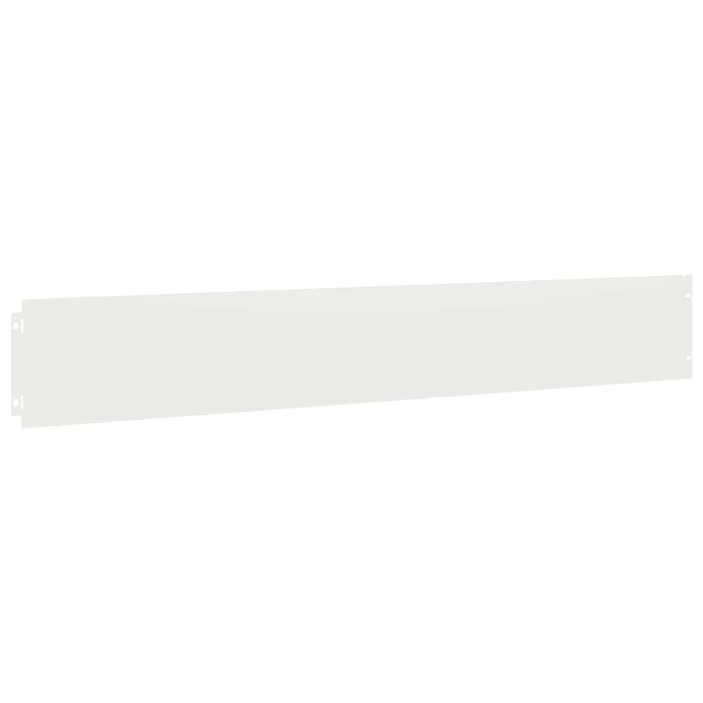 Bordure per Prato 10 pz Bianchi Acciaio Laminato a Freddo | homemem39