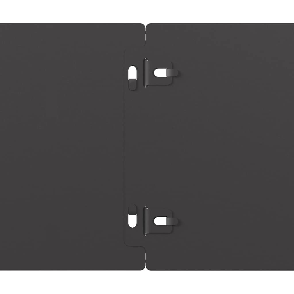 Bordure per Prato 50 pz Nere Acciaio Laminato a Freddo | homemem39