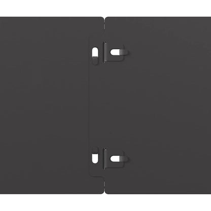 Bordure per Prato 50 pz Nere Acciaio Laminato a Freddo | homemem39