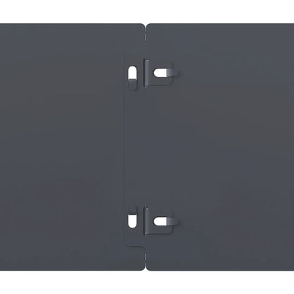 Bordure per Prato 50 pz Antracite Acciaio Laminato a Freddo | homemem39