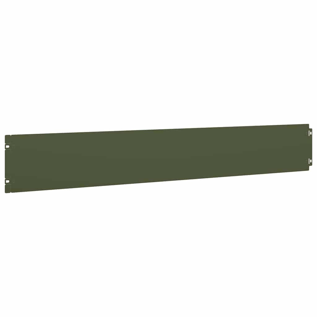 Bordure per Prato 50 pz Verde Oliva Acciaio Laminato a Freddo | homemem39