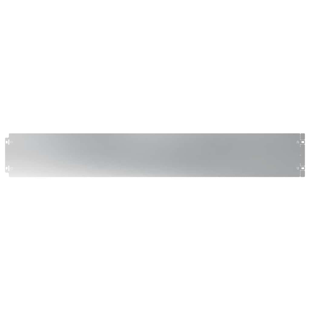Bordure per Prato 50 pz 15x103 cm Acciaio Zincato | homemem39