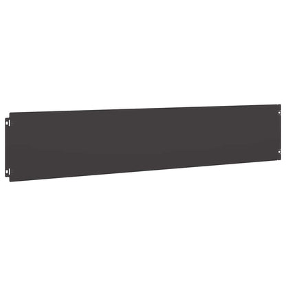 Bordure per Prato 10 pz Nere Acciaio Laminato a Freddo | homemem39
