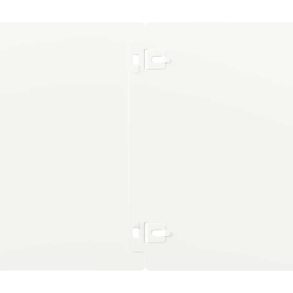 Bordure per Prato 10 pz Bianchi Acciaio Laminato a Freddo | homemem39