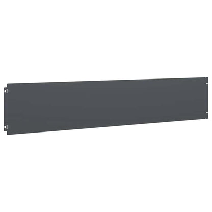 Bordure per Prato 10 pz Antracite Acciaio Laminato a Freddo