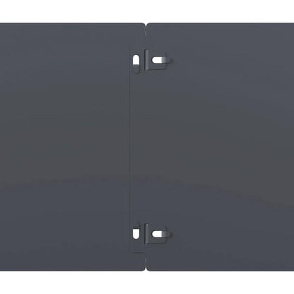 Bordure per Prato 10 pz Antracite Acciaio Laminato a Freddo | homemem39