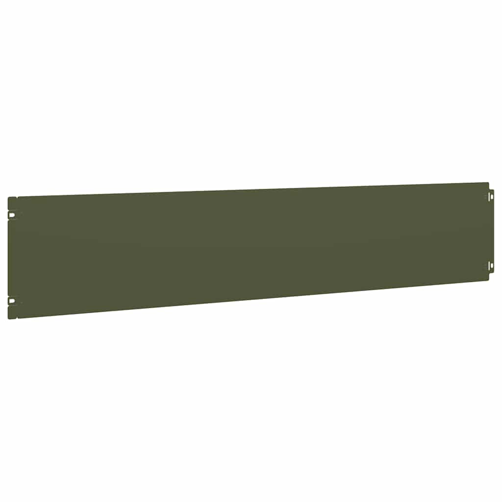 Bordure per Prato 10 pz Verde Oliva Acciaio Laminato a Freddo | homemem39