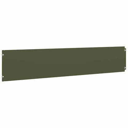 Bordure per Prato 10 pz Verde Oliva Acciaio Laminato a Freddo | homemem39
