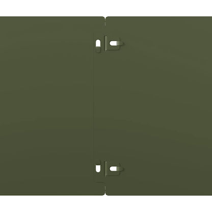 Bordure per Prato 10 pz Verde Oliva Acciaio Laminato a Freddo | homemem39