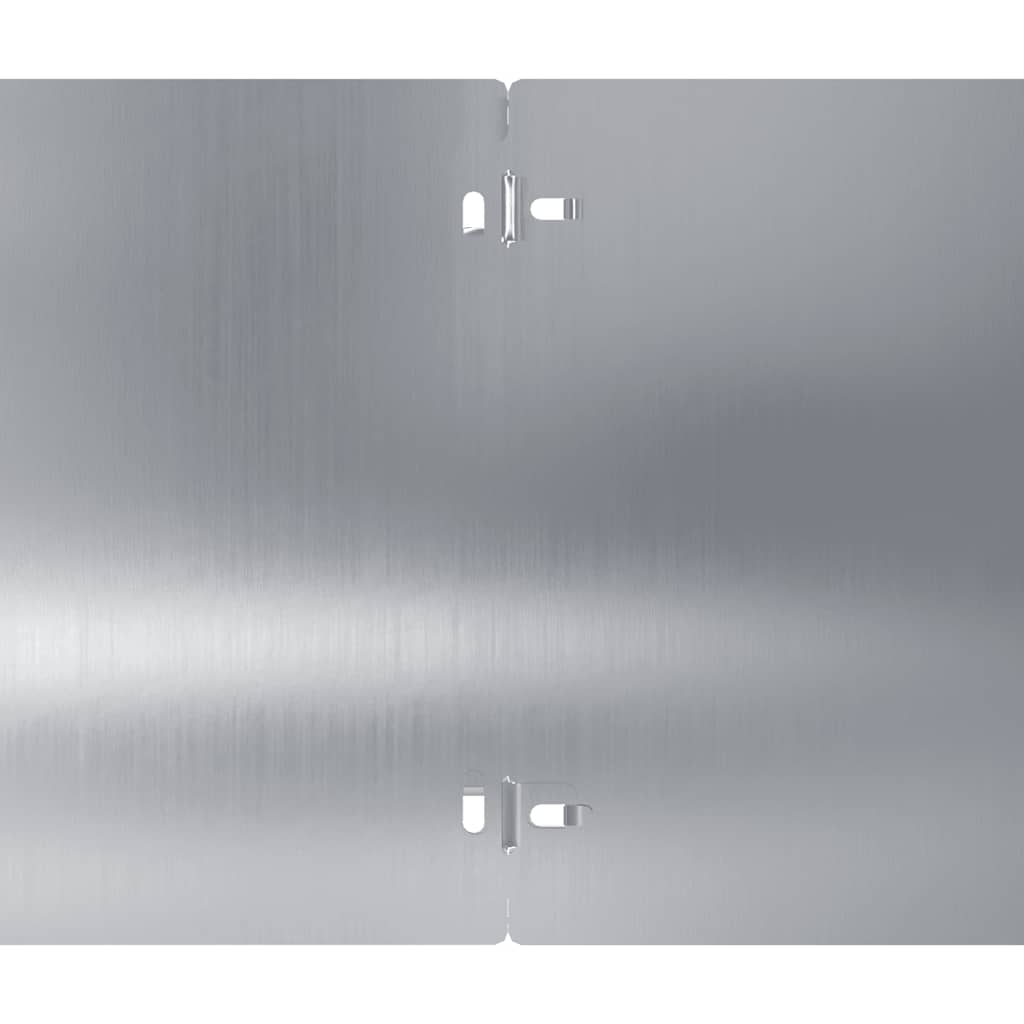 Bordure per Prato 10 pz 20x103 cm Acciaio Zincato | homemem39