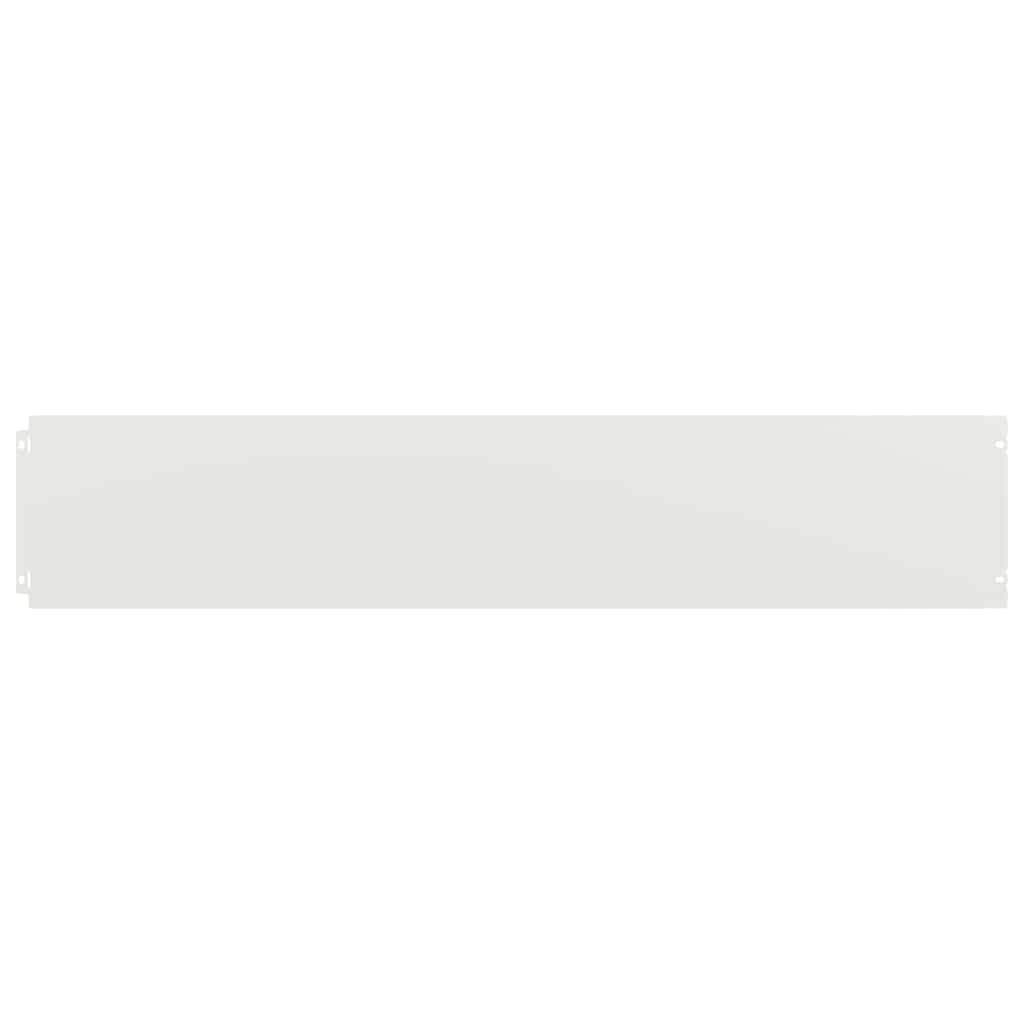 Bordure per Prato 30 pz Bianchi Acciaio Laminato a Freddo | homemem39