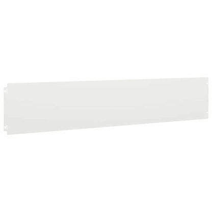 Bordure per Prato 30 pz Bianchi Acciaio Laminato a Freddo | homemem39
