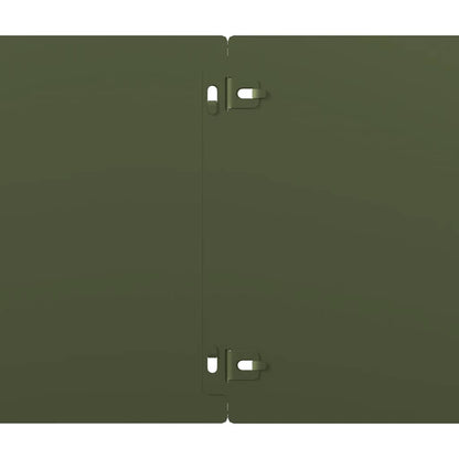 Bordure per Prato 30 pz Verde Oliva Acciaio Laminato a Freddo | homemem39