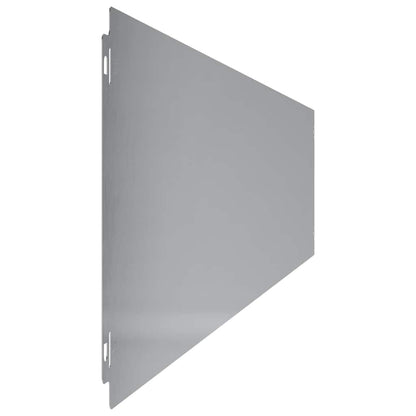 Bordure per Prato 30 pz 20x103 cm Acciaio Zincato | homemem39