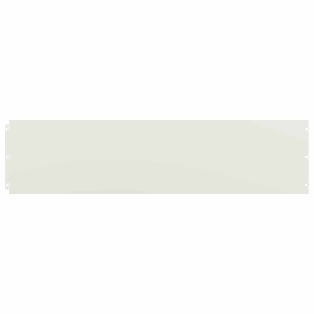 Bordure per Prato 10 pz Bianchi Acciaio Laminato a Freddo | homemem39