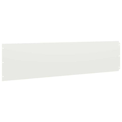 Bordure per Prato 10 pz Bianchi Acciaio Laminato a Freddo | homemem39