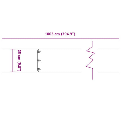 Bordure per Prato 10 pz Bianchi Acciaio Laminato a Freddo | homemem39