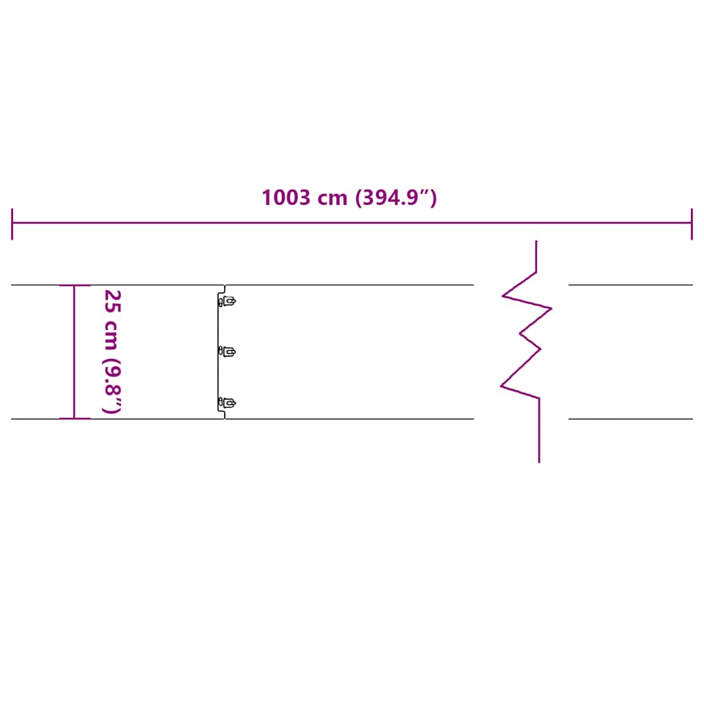 Bordure per Prato 10 pz Bianchi Acciaio Laminato a Freddo