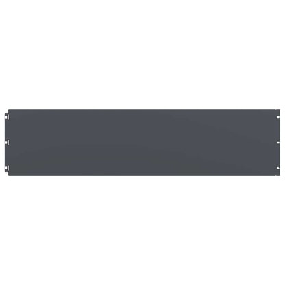 Bordure per Prato 10 pz Antracite Acciaio Laminato a Freddo